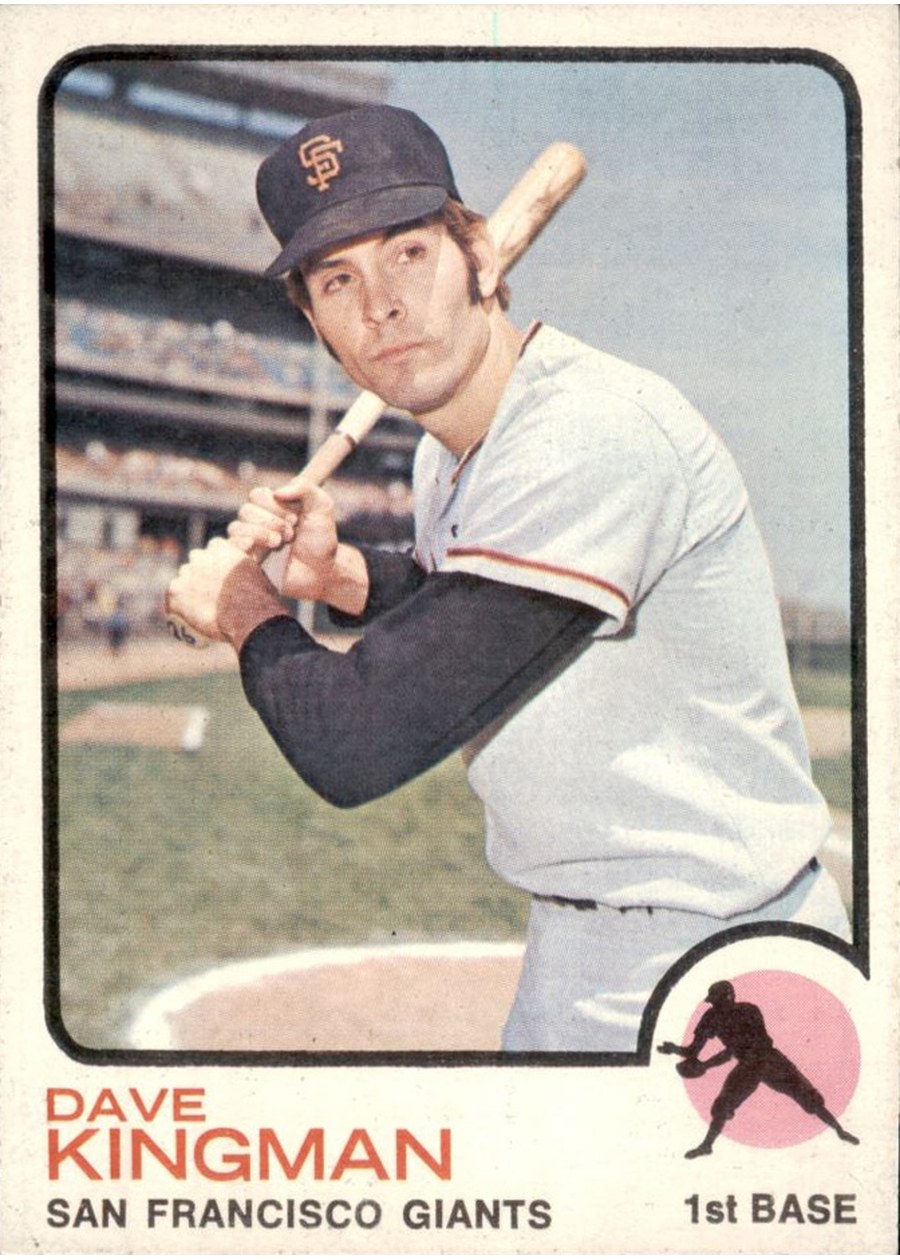 1973 Topps #23 Dave Kingman, San Francisco Giants