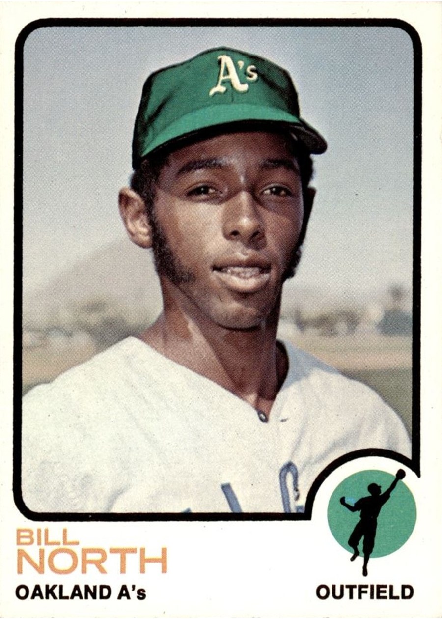 1973 Topps #234 Bill North, Oakland Athletics