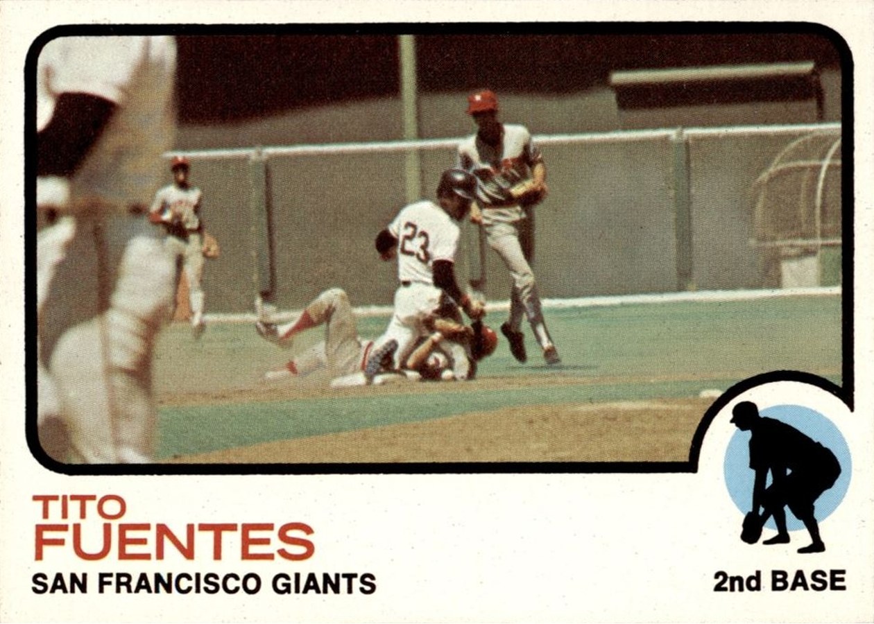 1973 Topps #236 Tito Fuentes, San Francisco Giants