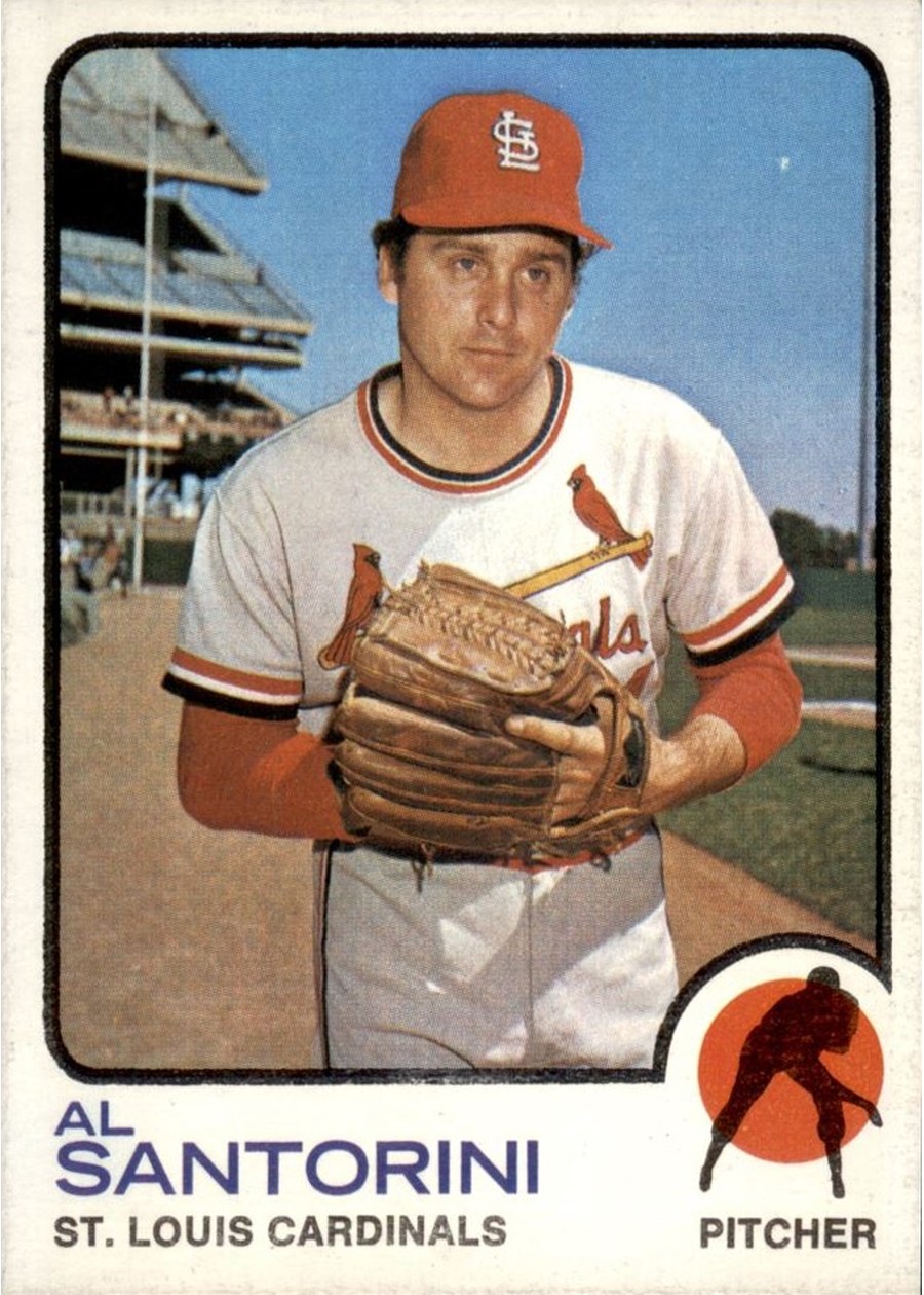 1973 Topps #24 Al Santorini, St. Louis Cardinals