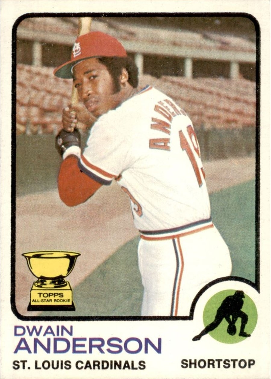 1973 Topps #241 Dwain Anderson, St. Louis Cardinals