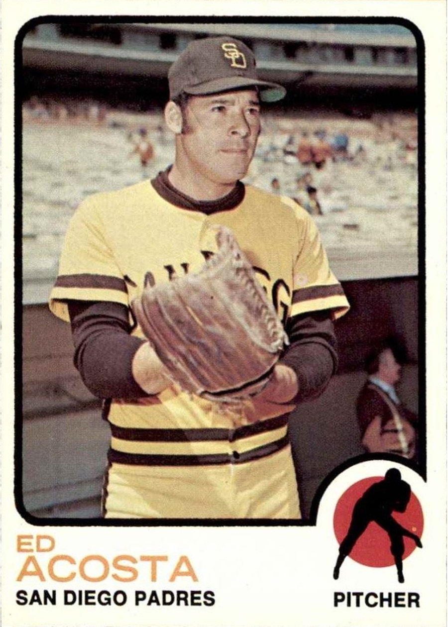 1973 Topps #244 Ed Acosta, San Diego Padres