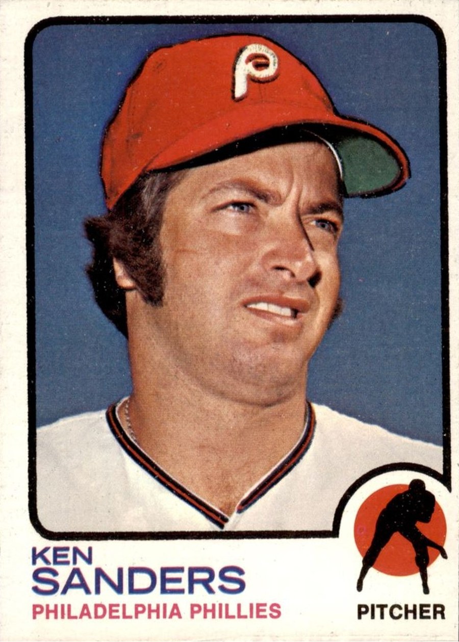 1973 Topps #246 Ken Sanders, Philadelphia Phillies