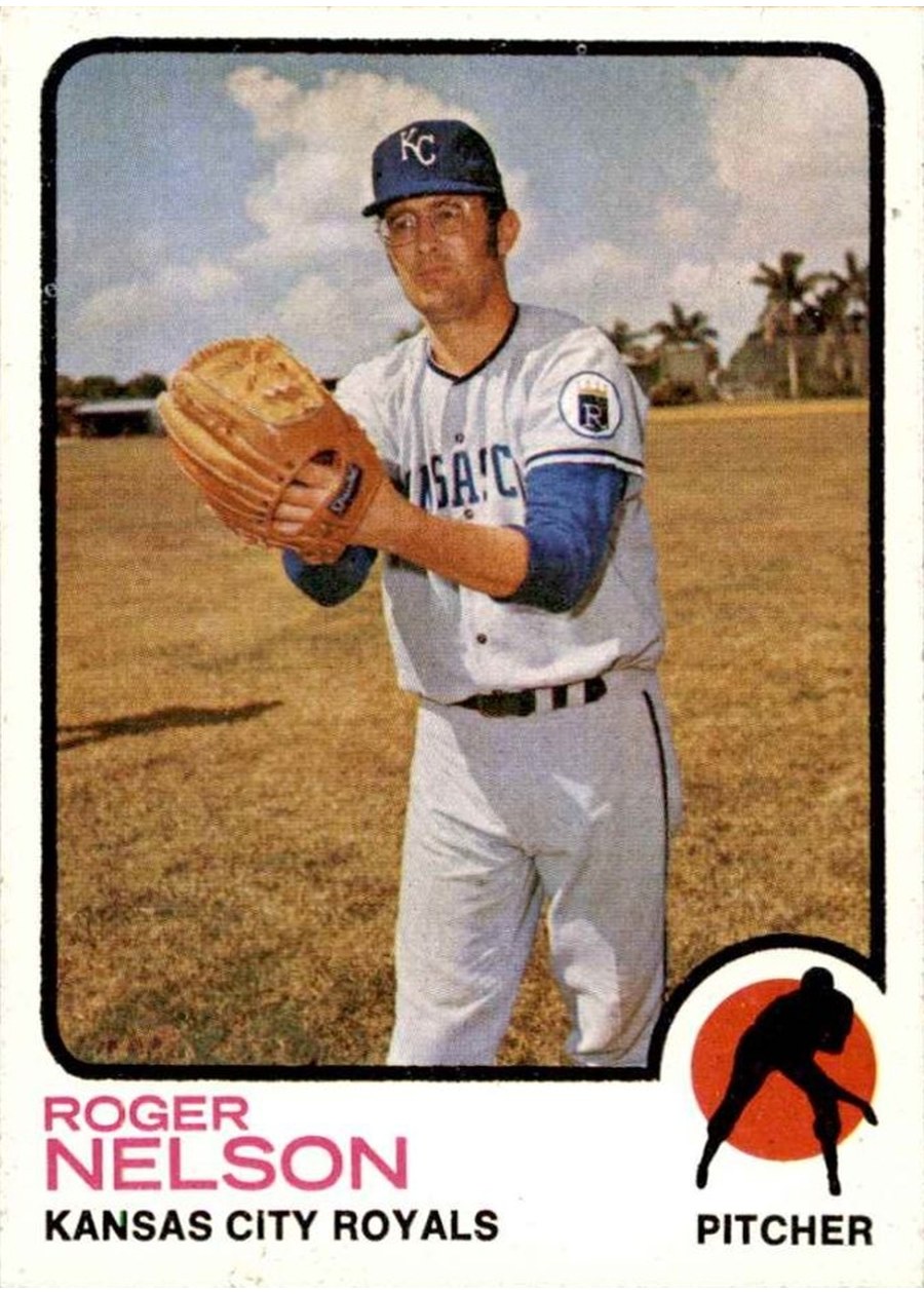 1973 Topps #251 Roger Nelson, Kansas City Royals