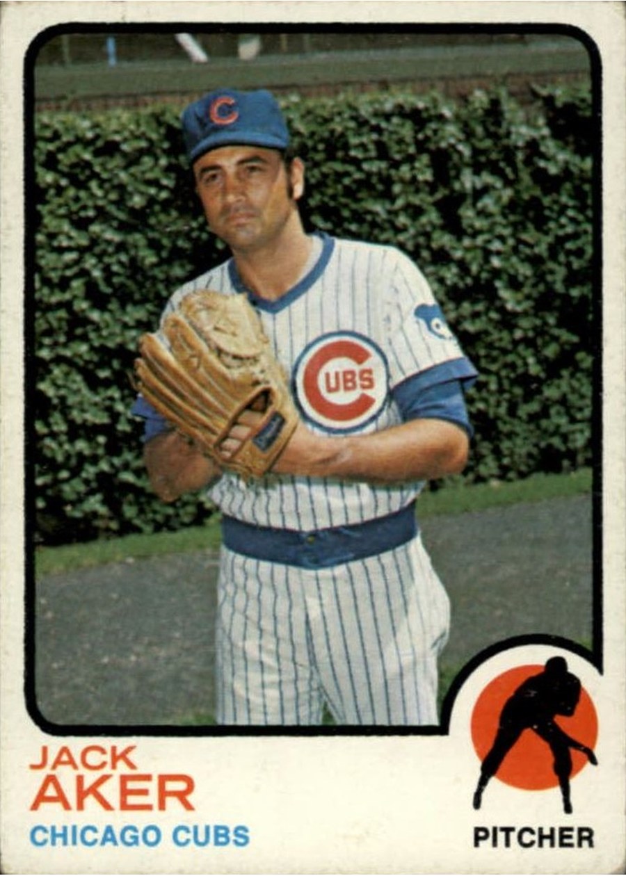 1973 Topps #262 Jack Aker, Chicago Cubs