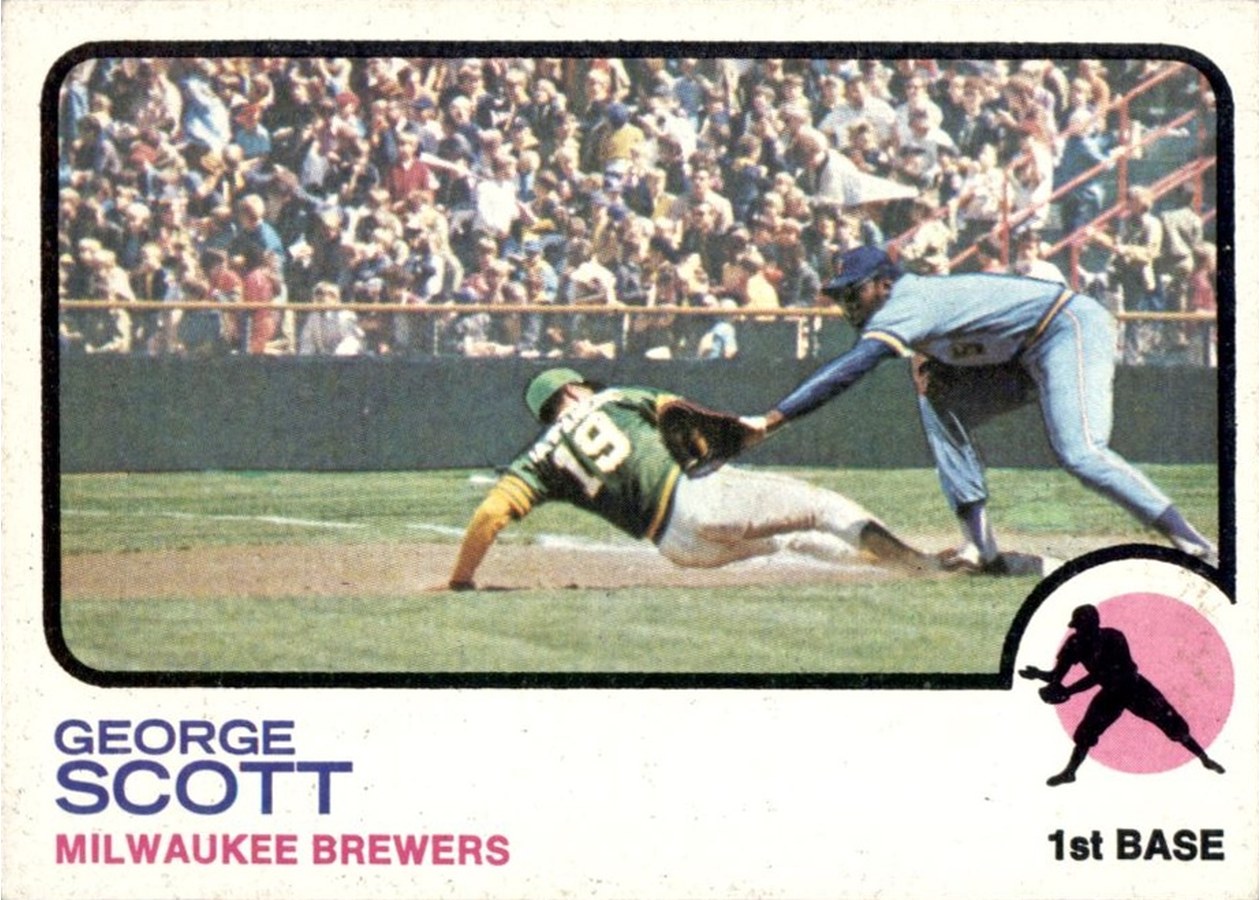 1973 Topps #263 George Scott, Milwaukee Brewers