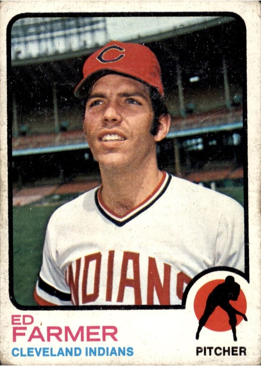 1973 Topps #272 Ed Farmer, Cleveland Indians