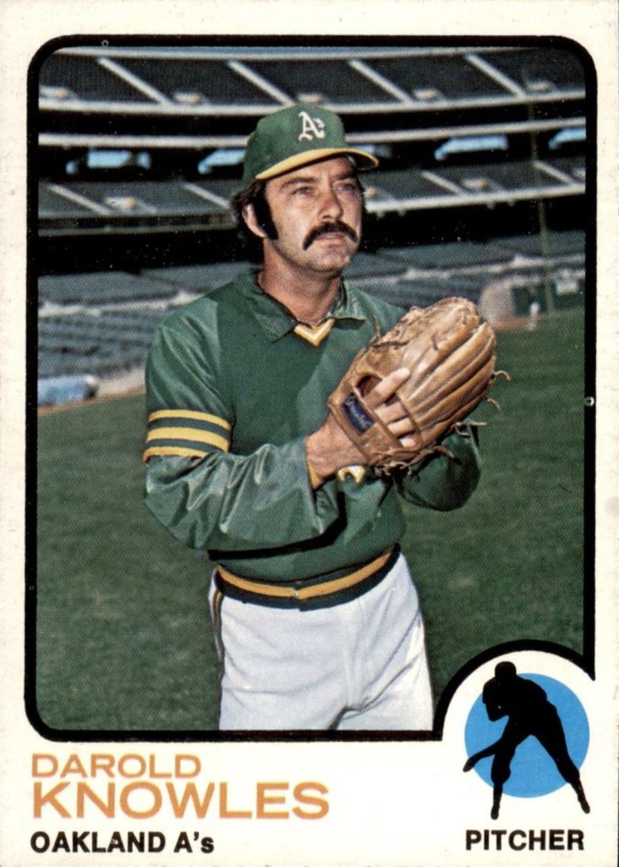 1973 Topps #274 Darold Knowles, Oakland Athletics