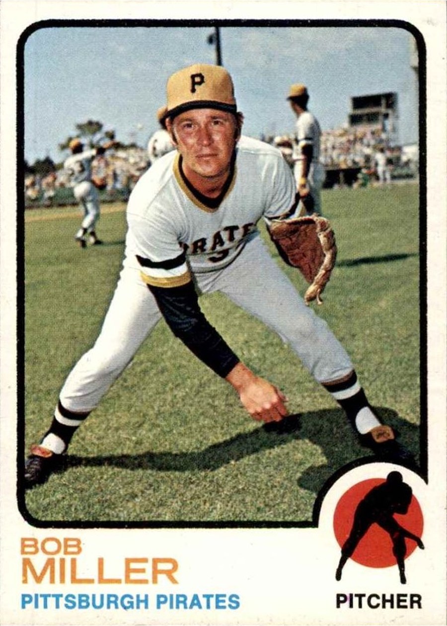 1973 Topps #277 Bob Miller, Pittsburgh Pirates