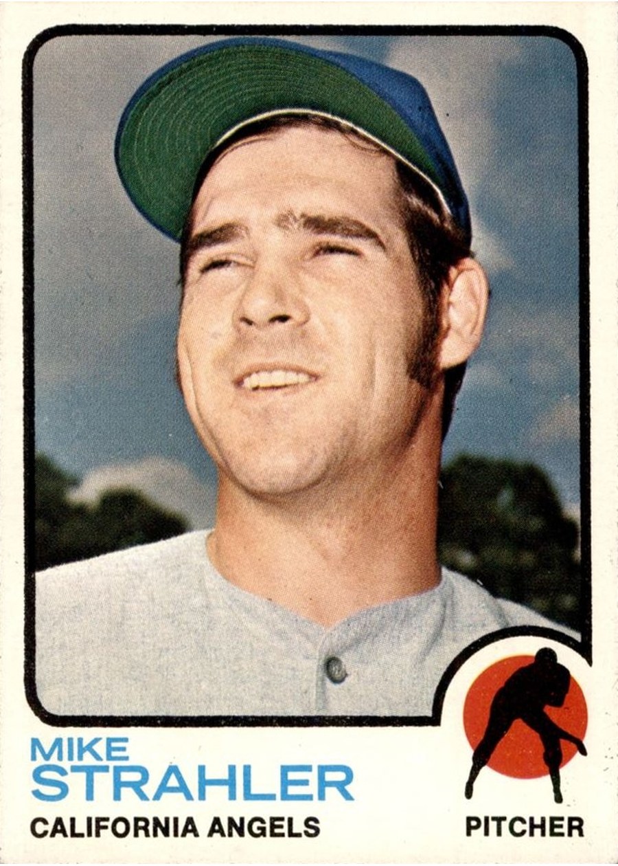 1973 Topps #279 Mike Strahler, California Angels