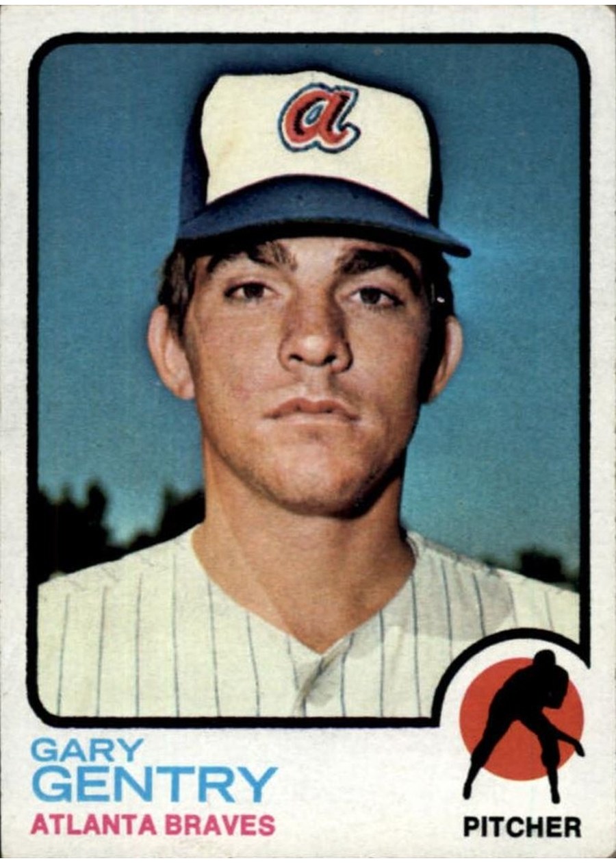 1973 Topps #288 Gary Gentry, Atlanta Braves