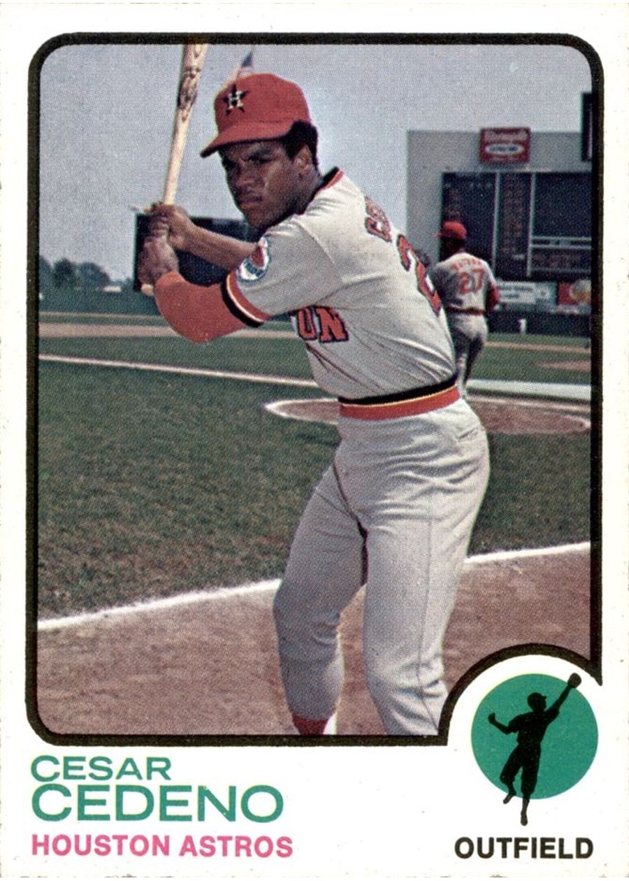1973 Topps #290 Cesar Cedeno, Houston Astros