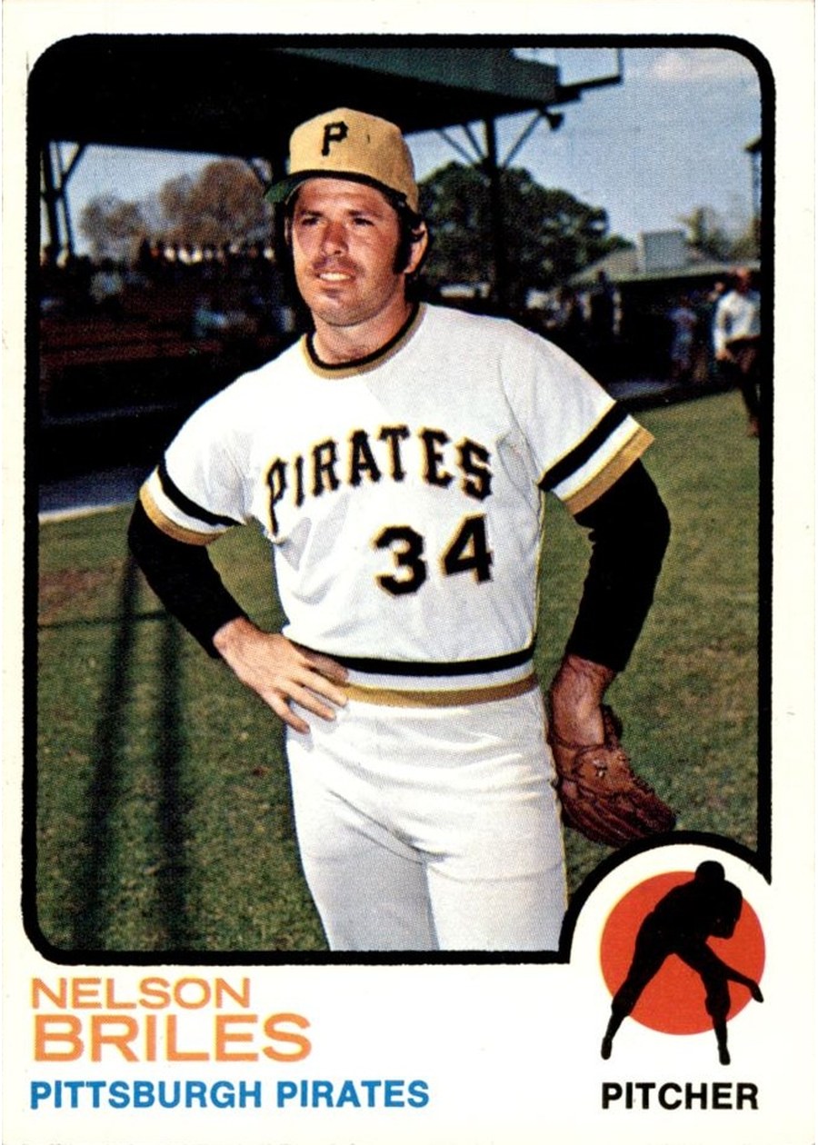 1973 Topps #303 Nelson Briles, Pittsburgh Pirates