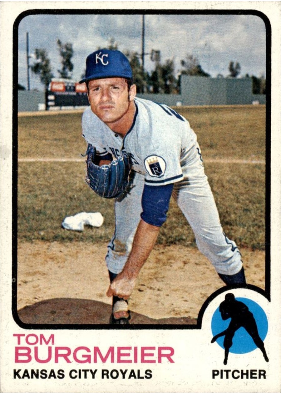 1973 Topps #306 Tom Burgmeier, Kansas City Royals