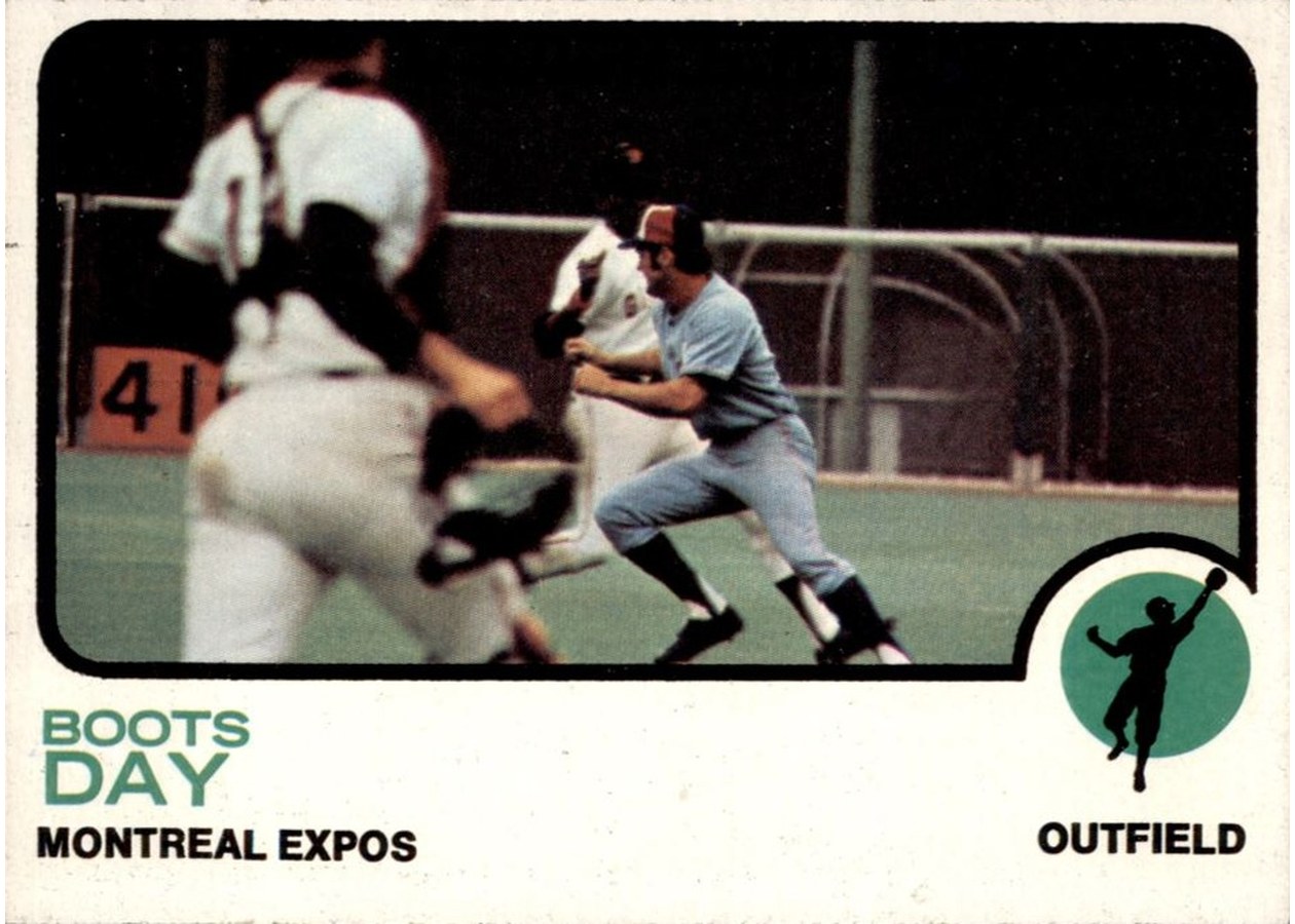 1973 Topps #307 Boots Day, Montreal Expos