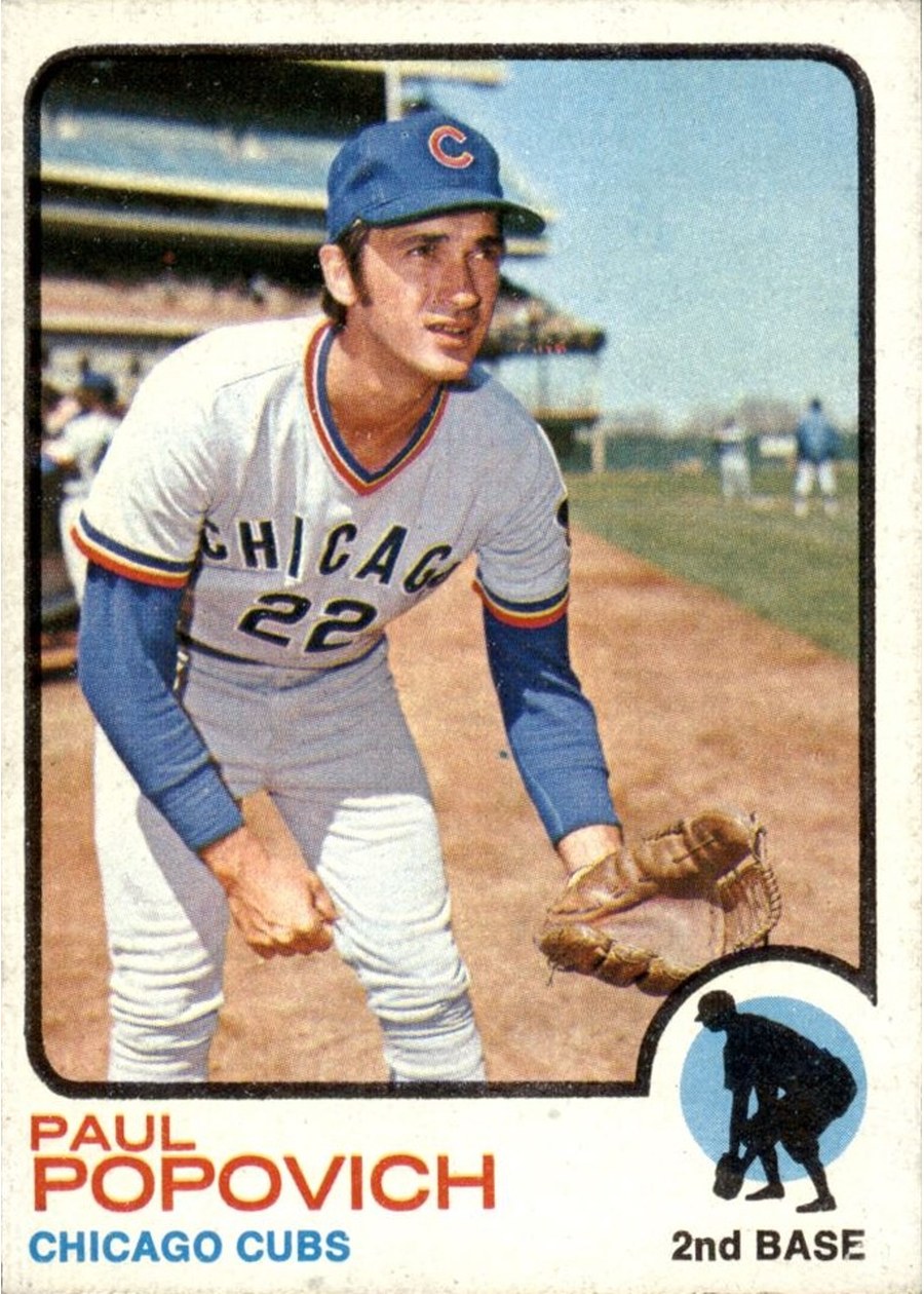1973 Topps #309 Paul Popovich, Chicago Cubs