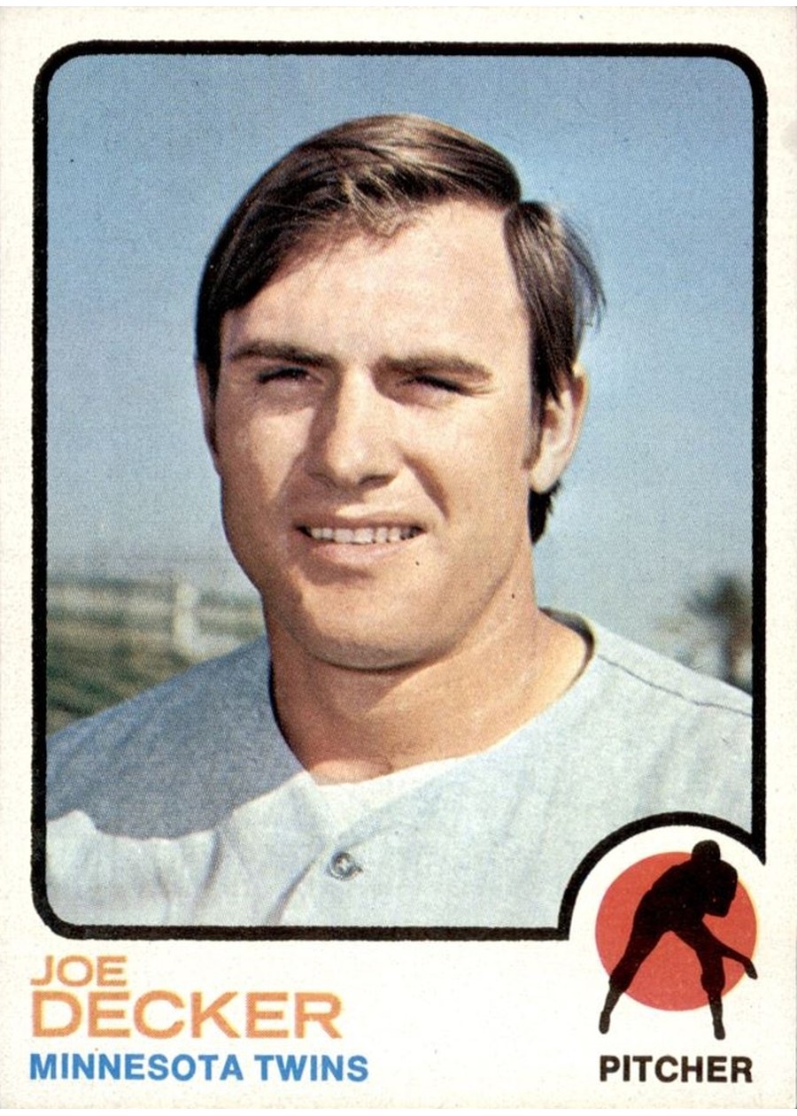 1973 Topps #311 Joe Decker, Minnesota Twins