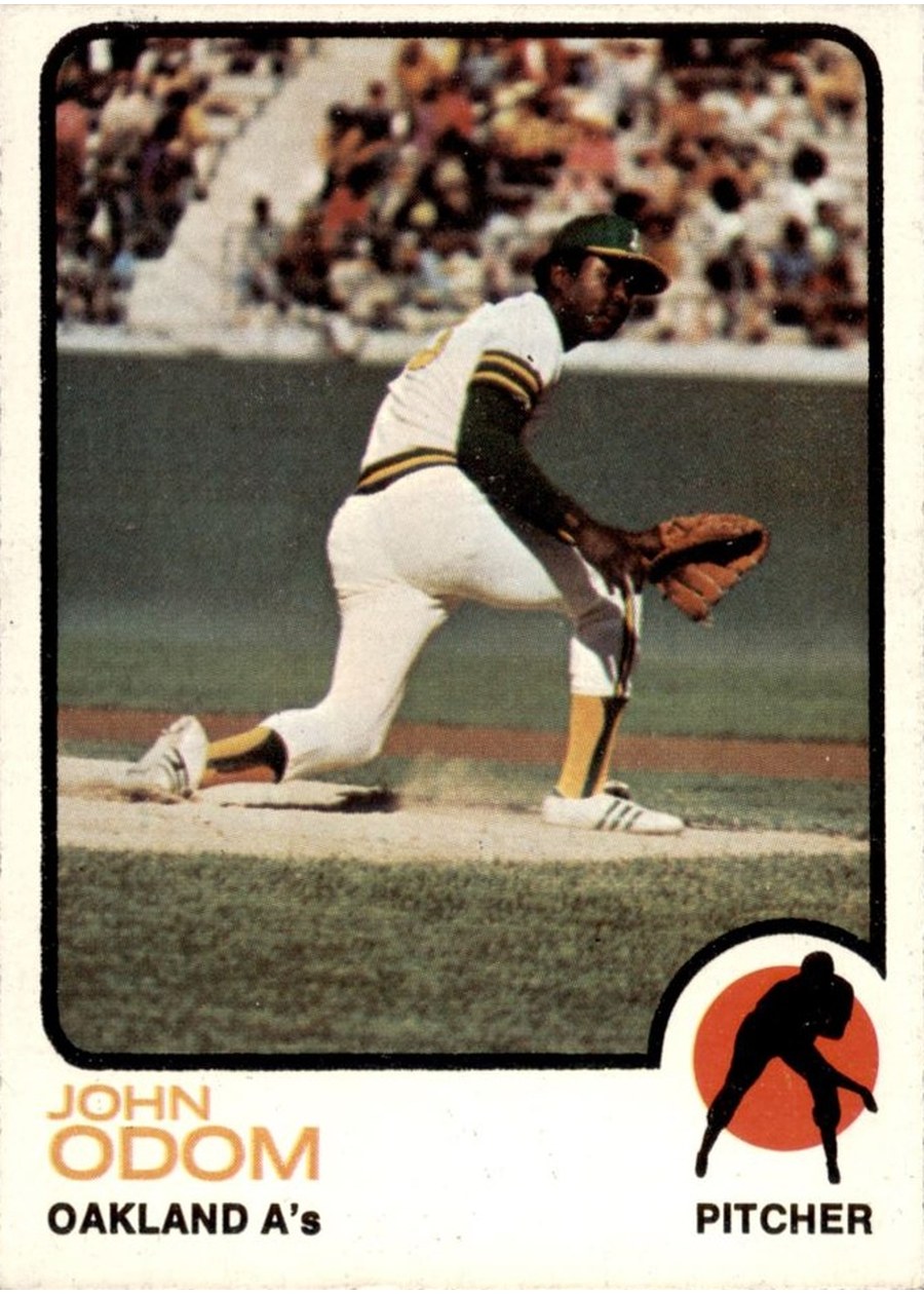 1973 Topps #315 John Odom, Oakland Athletics