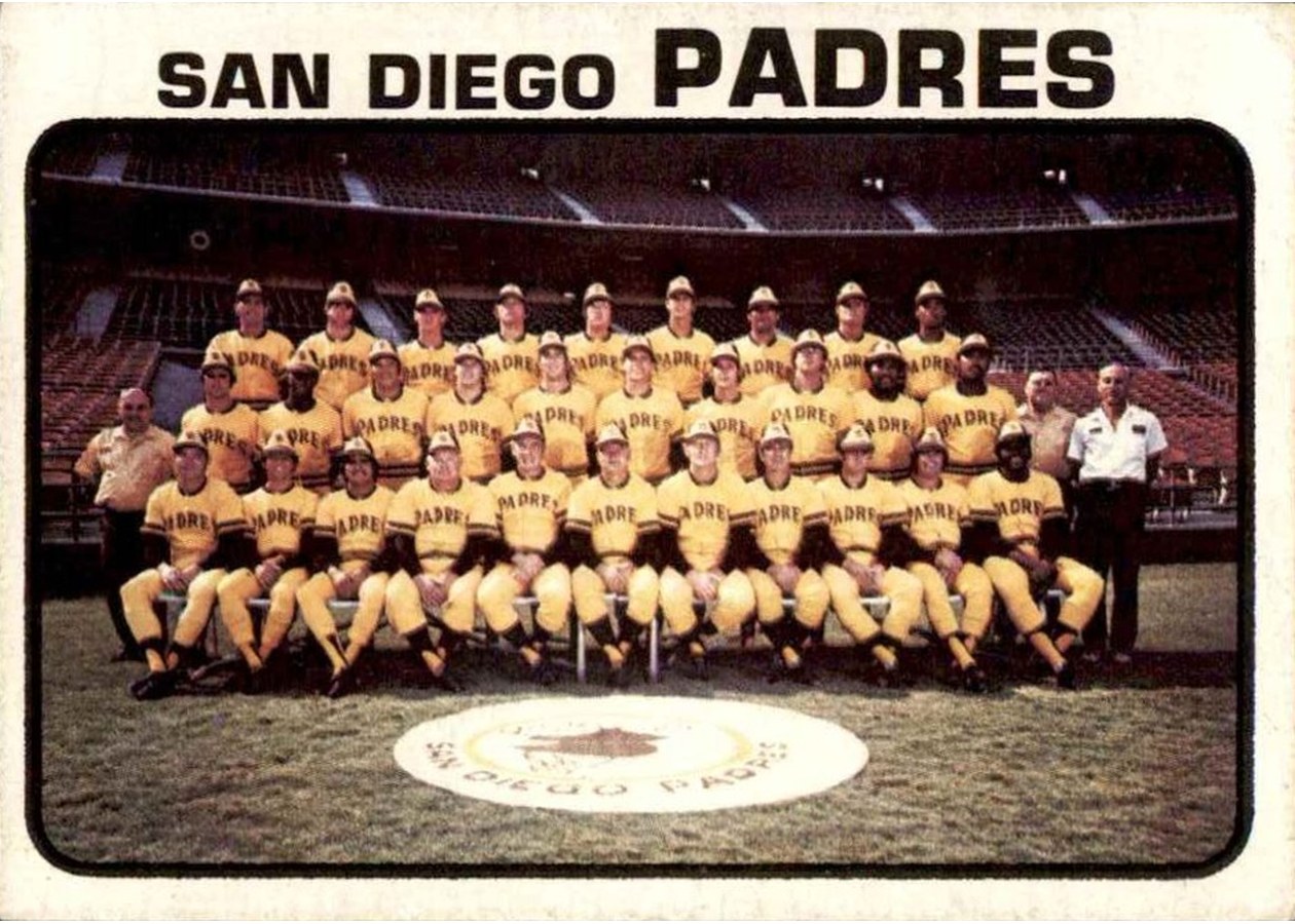 1973 Topps #316 San Diego Padres