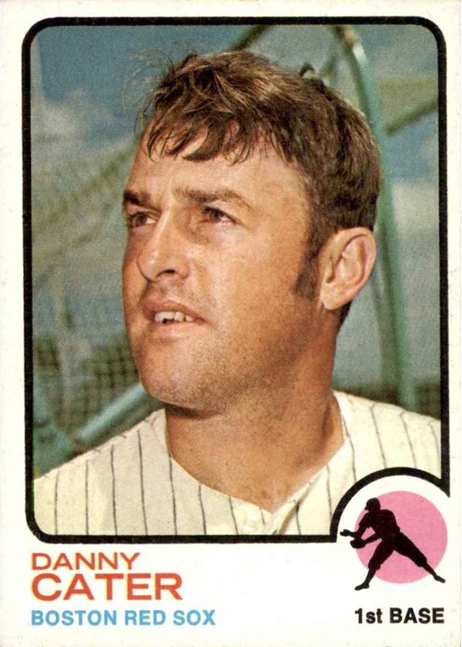 1973 Topps #317 Danny Cater, Boston Red Sox