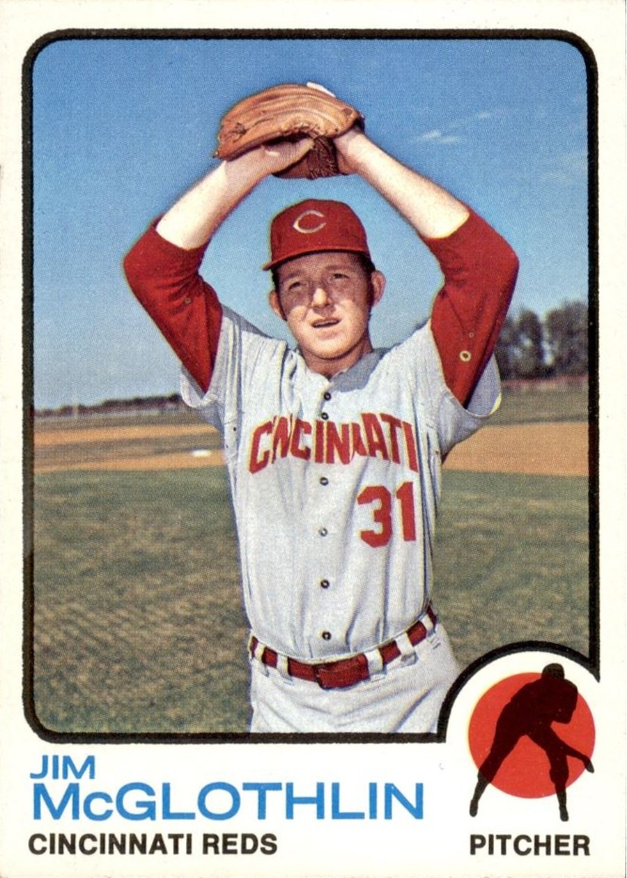 1973 Topps #318 Jim McGlothlin, Cincinnati Reds