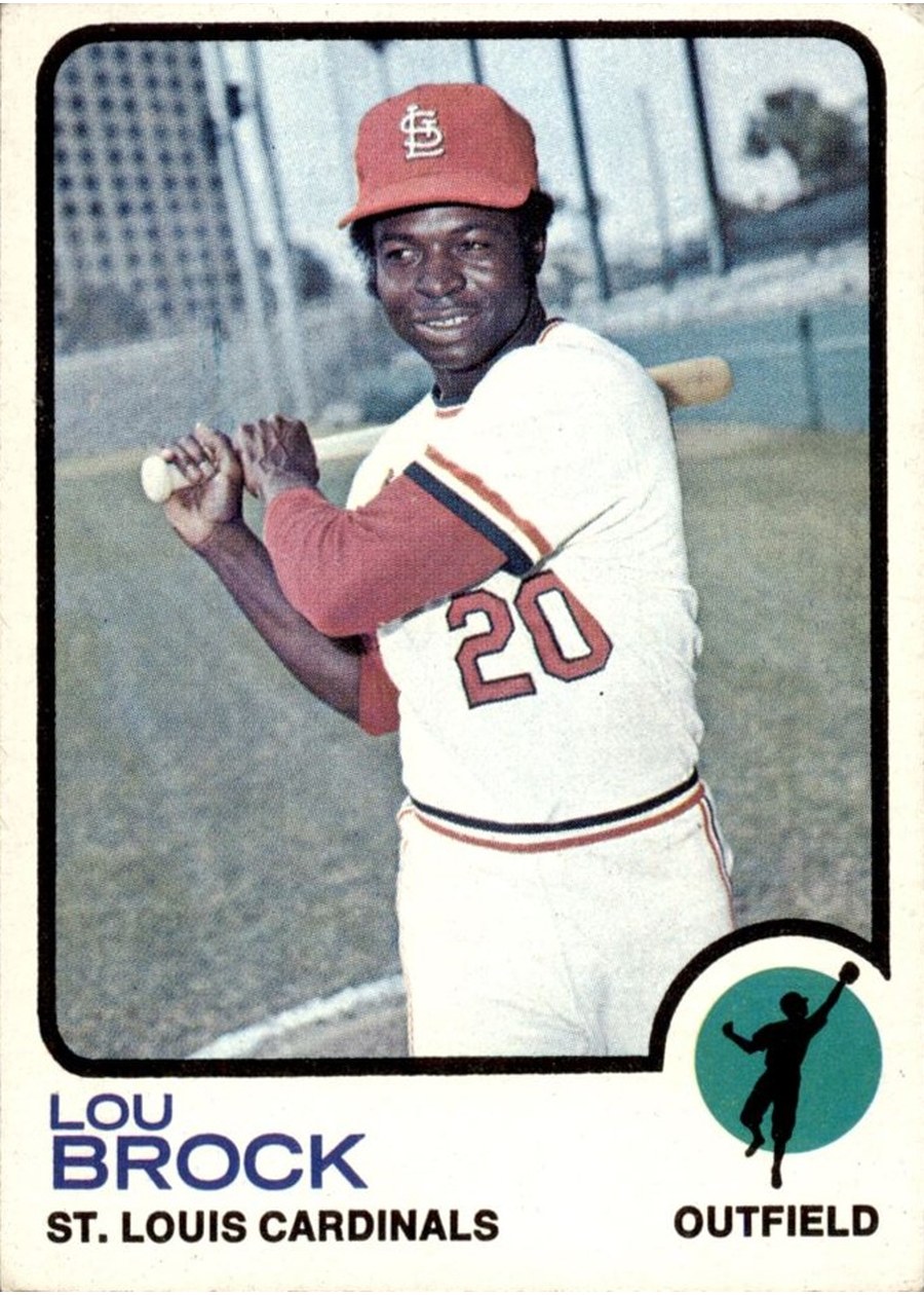 1973 Topps #320 Lou Brock, St. Louis Cardinals