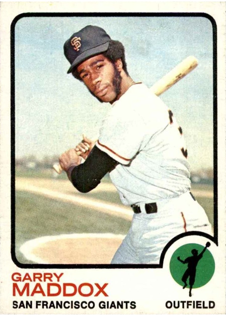 1973 Topps #322 Garry Maddox, San Francisco Giants
