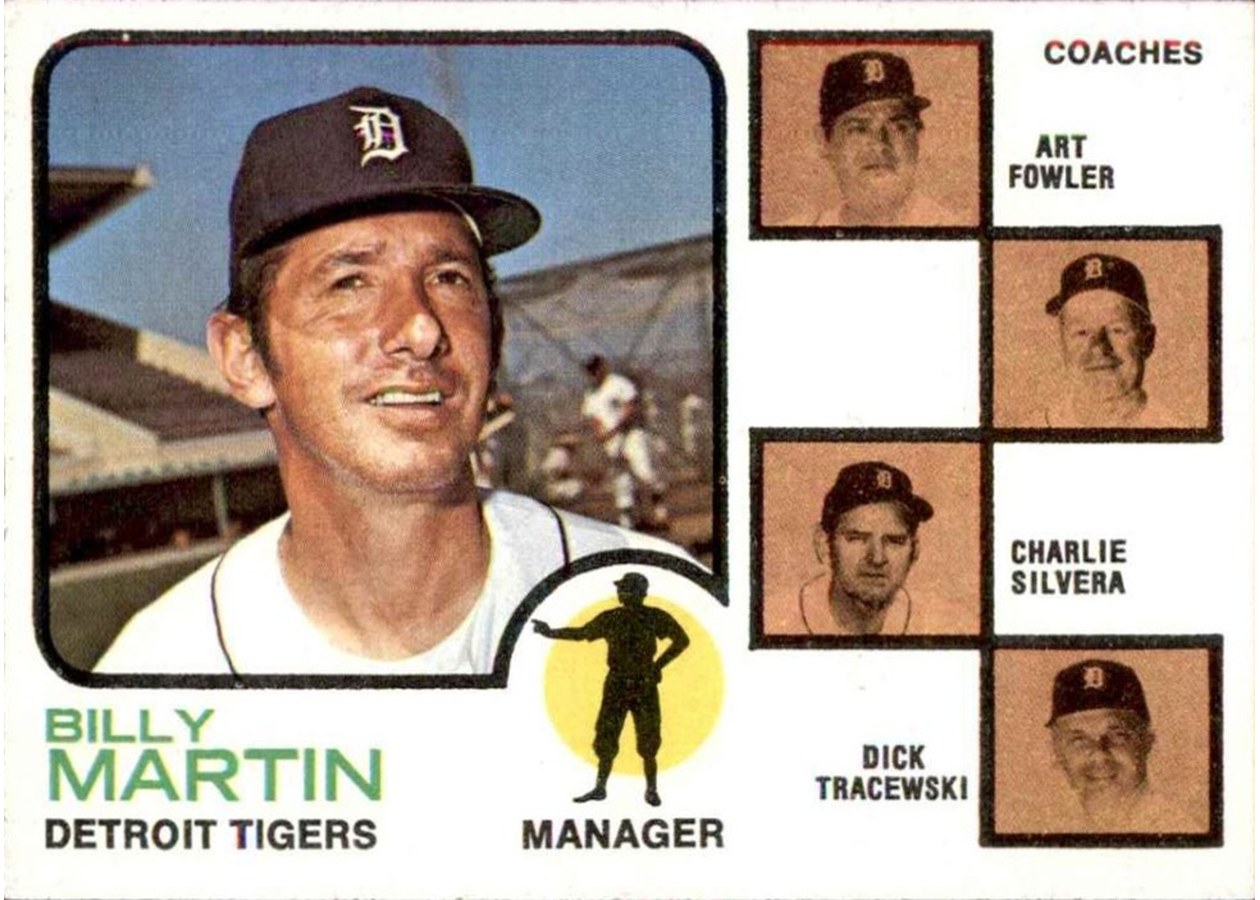 1973 Topps #323 Tigers Field Leaders, Detroit Tigers