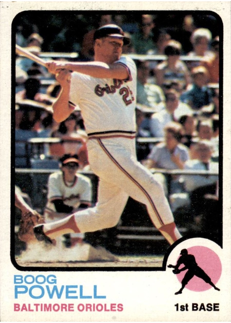 1973 Topps #325 Boog Powell, Baltimore Orioles