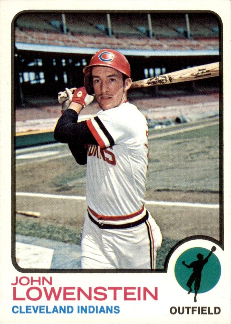 1973 Topps #327 John Lowenstein, Cleveland Indians