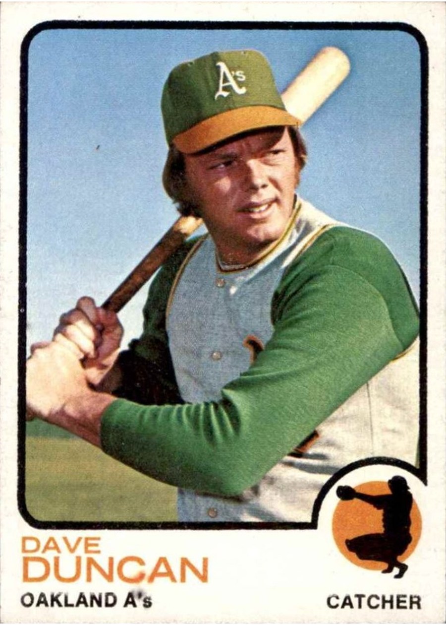 1973 Topps #337 Dave Duncan, Oakland Athletics