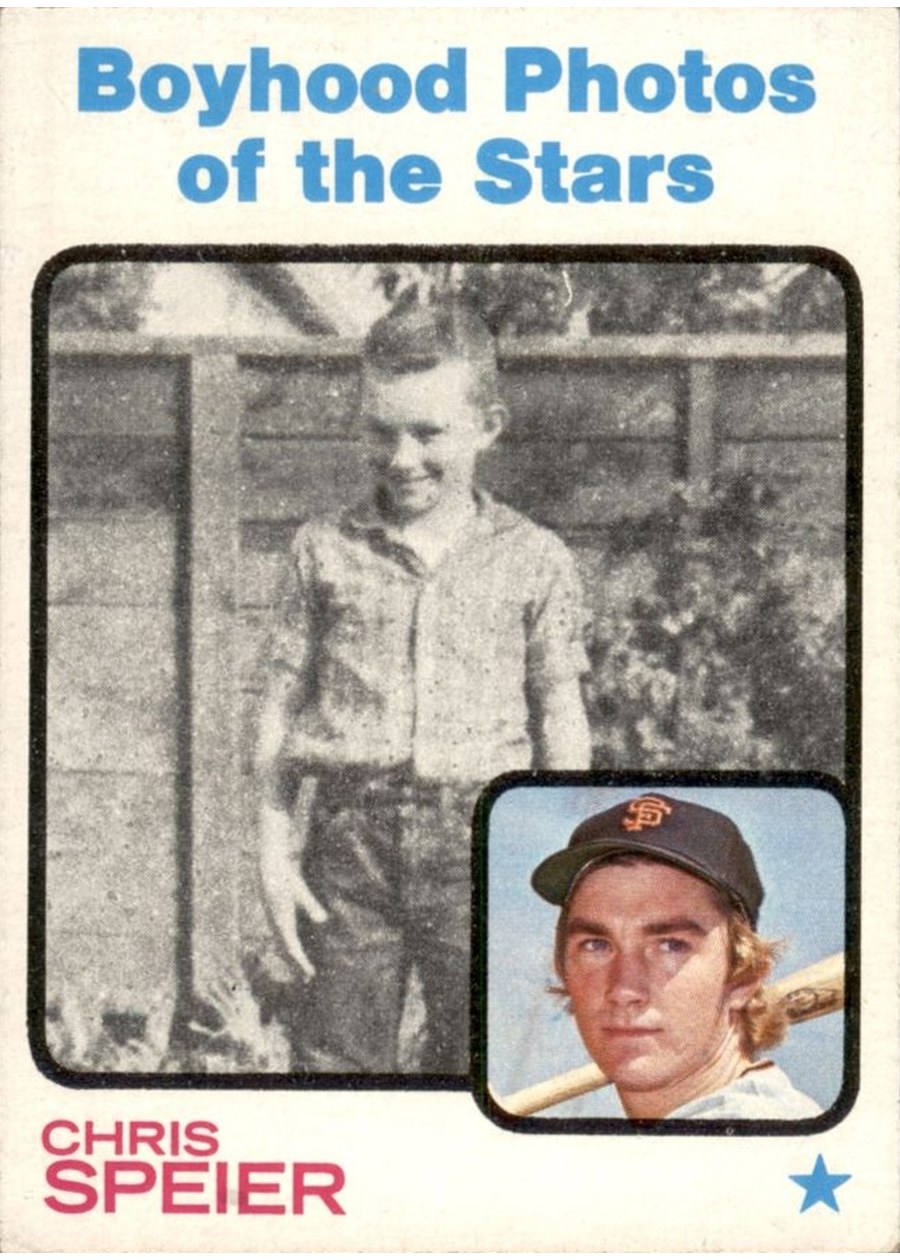 1973 Topps #345 Chris Speier, San Francisco Giants