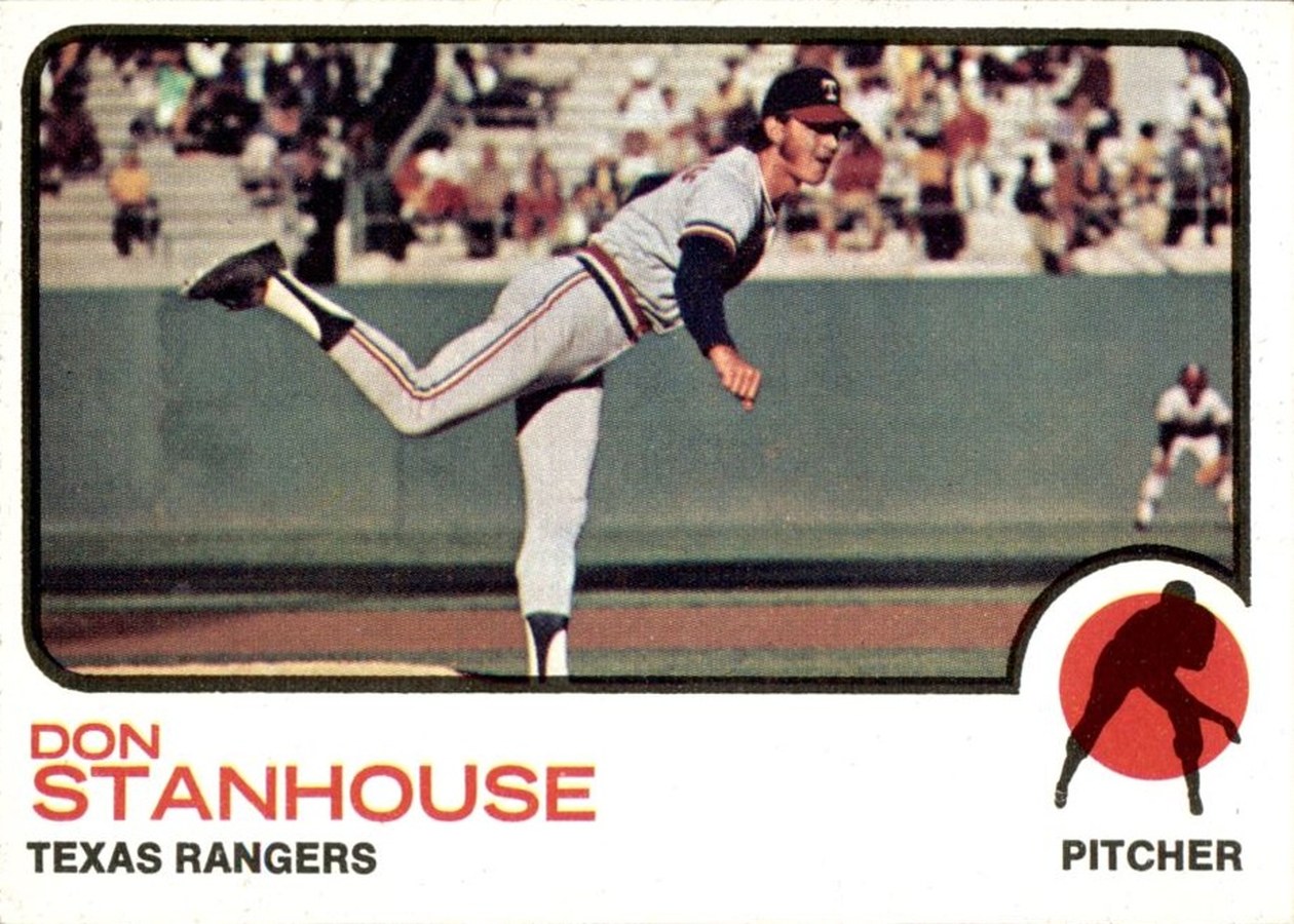 1973 Topps #352 Don Stanhouse, Texas Rangers