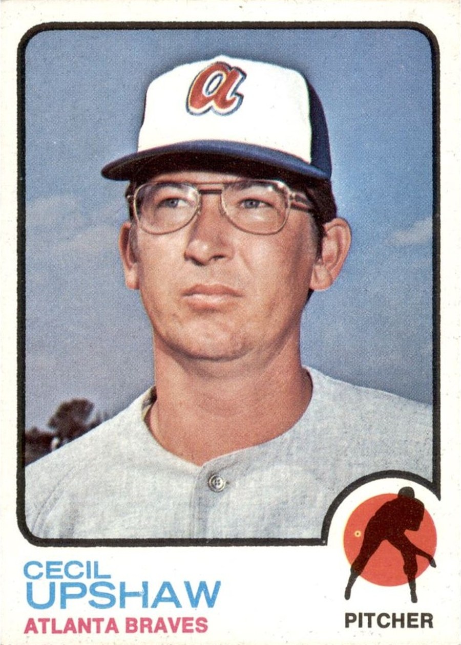 1973 Topps #359 Cecil Upshaw, Atlanta Braves