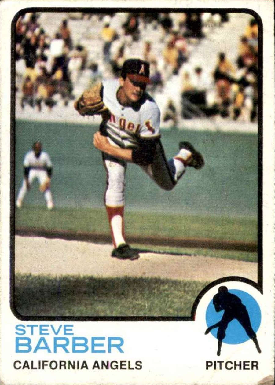 1973 Topps #36 Steve Barber, California Angels