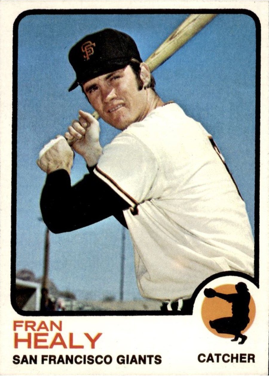 1973 Topps #361 Fran Healy, San Francisco Giants