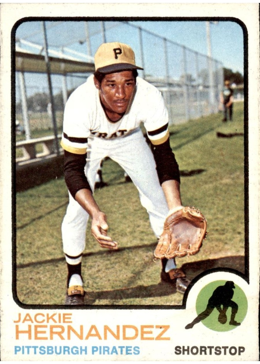 1973 Topps #363 Jackie Hernandez, Pittsburgh Pirates