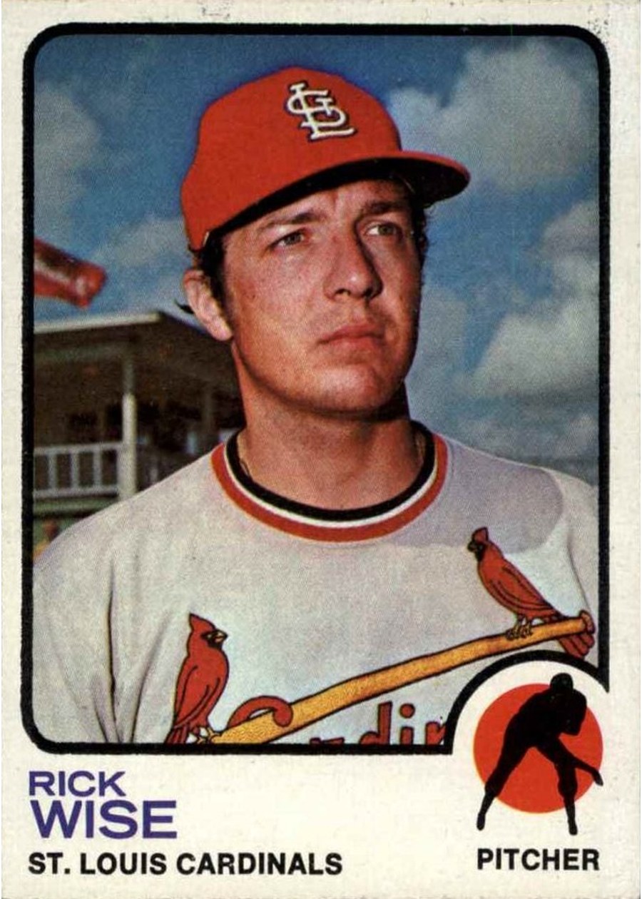1973 Topps #364 Rick Wise, St. Louis Cardinals
