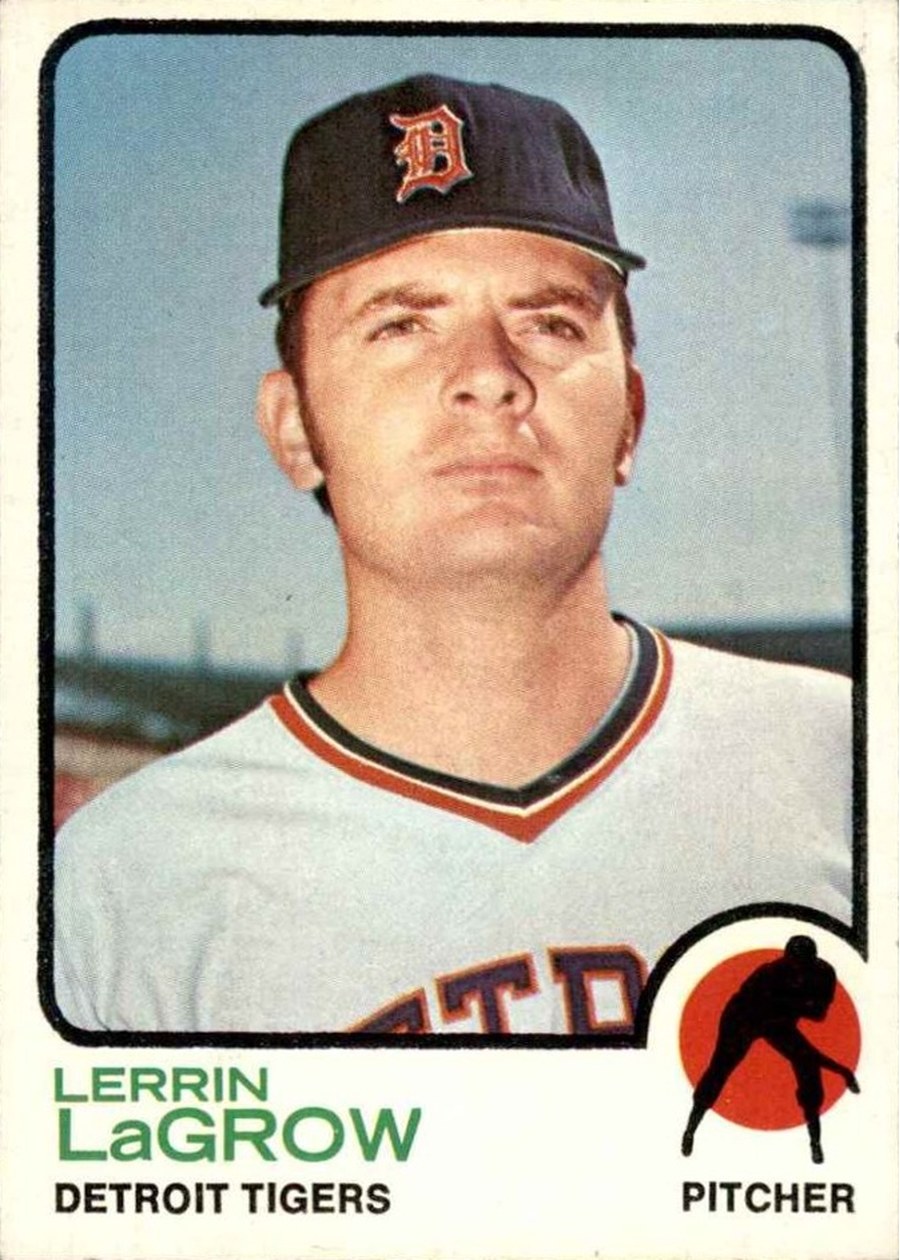 1973 Topps #369 Lerrin LaGrow, Detroit Tigers