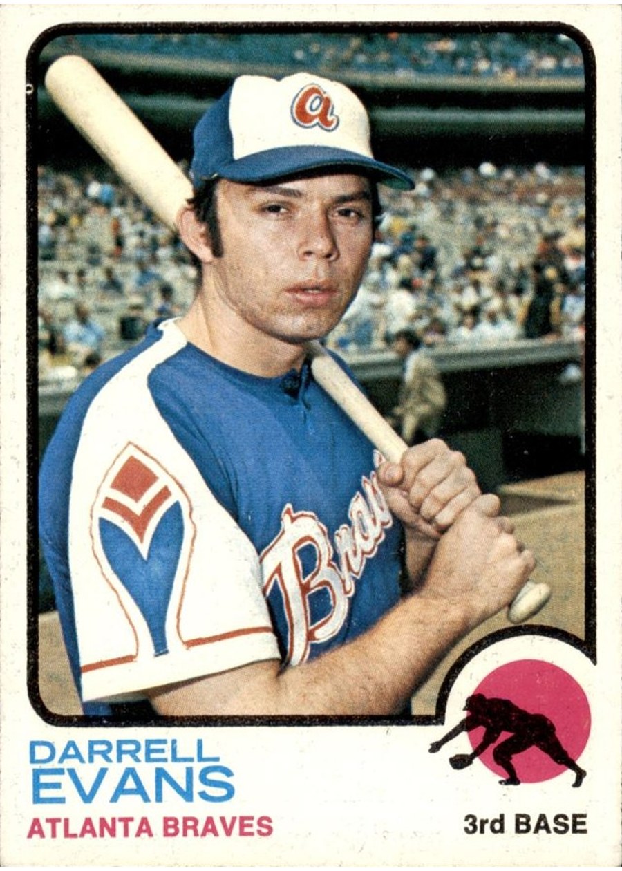 1973 Topps #374 Darrell Evans, Atlanta Braves
