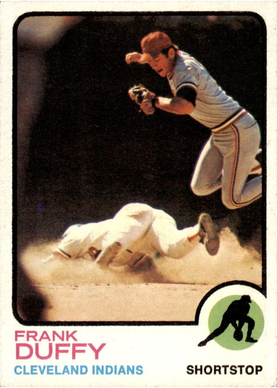 1973 Topps #376 Frank Duffy, Cleveland Indians