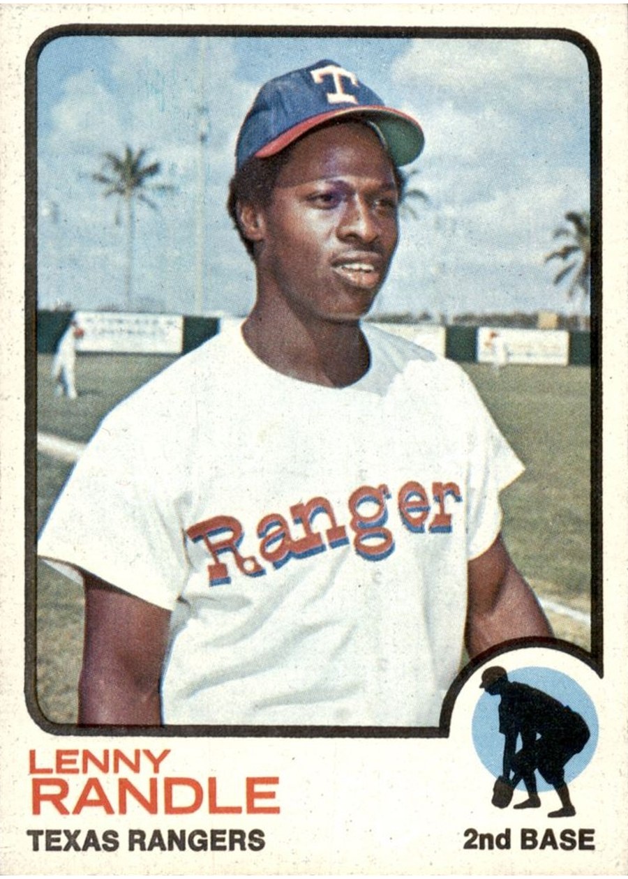 1973 Topps #378 Lenny Randle, Texas Rangers