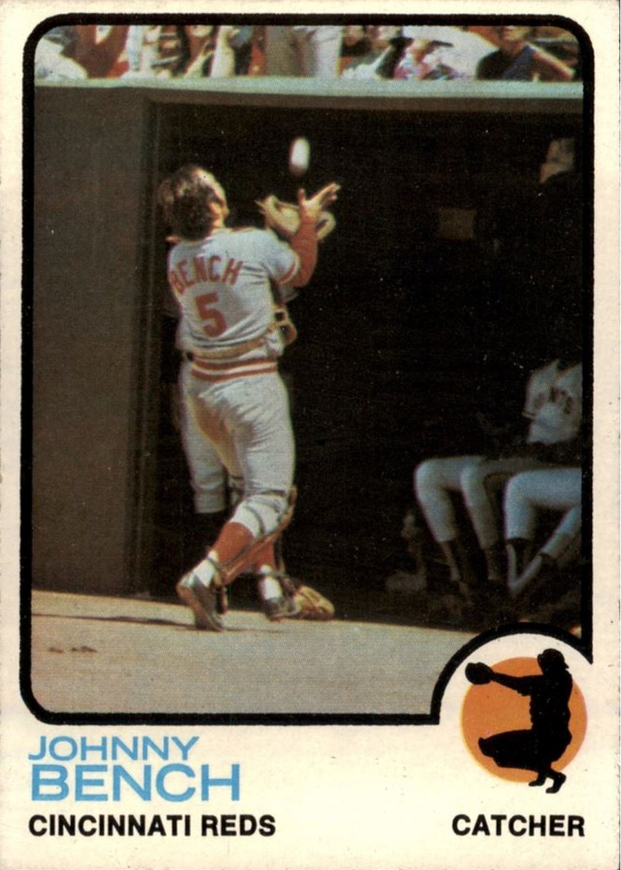 1973 Topps #380 Johnny Bench, Cincinnati Reds