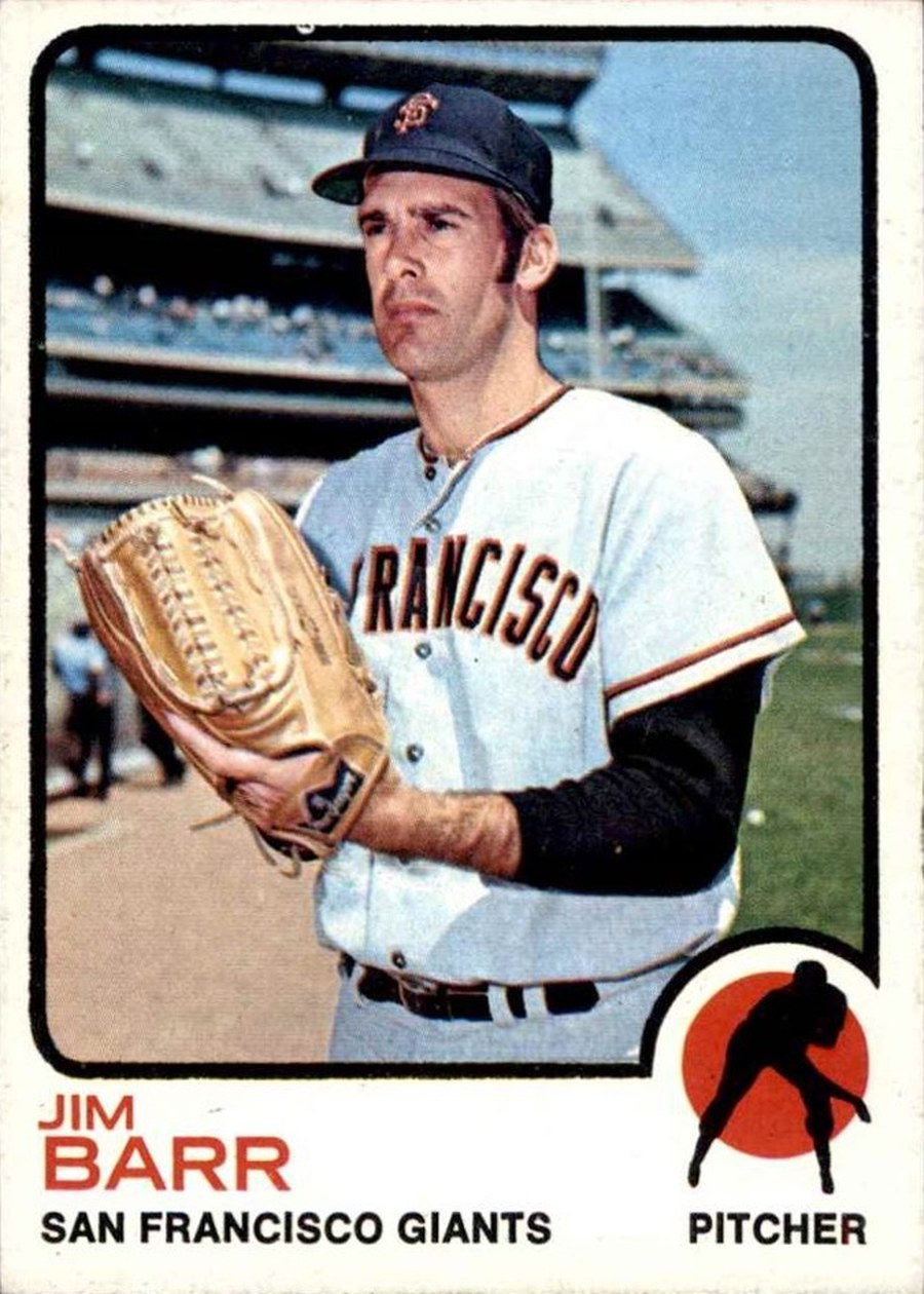 1973 Topps #387 Jim Barr, San Francisco Giants