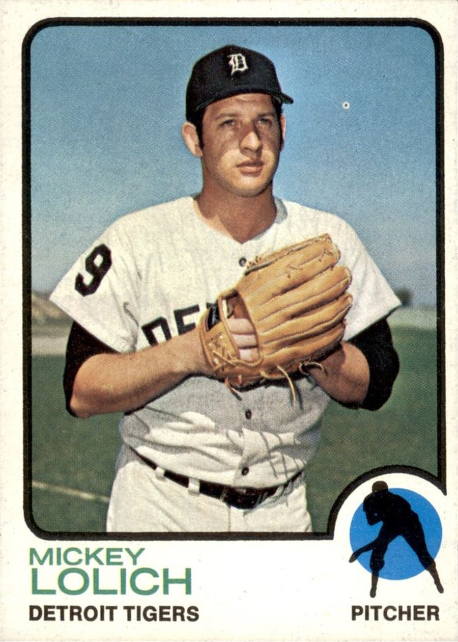 1973 Topps #390 Mickey Lolich, Detroit Tigers