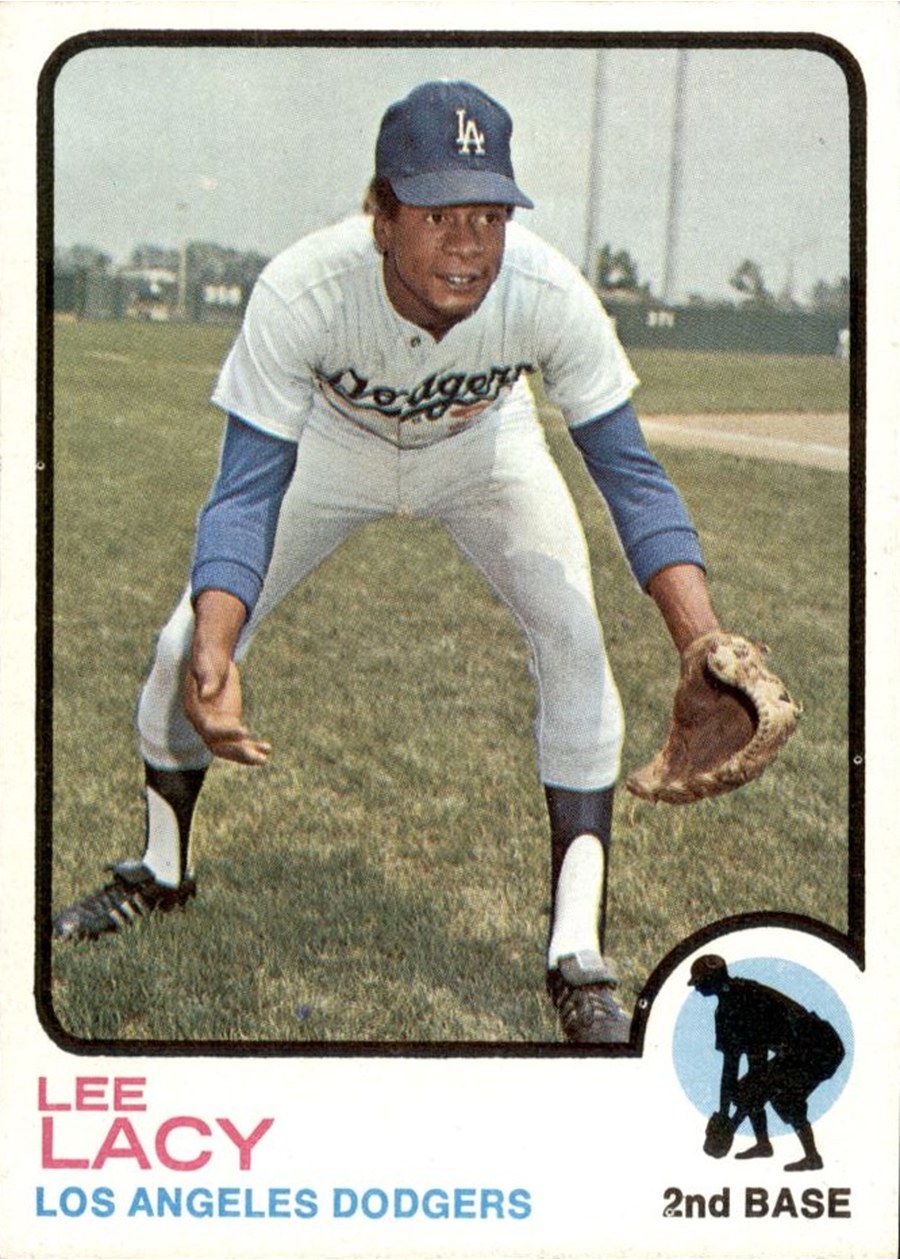 1973 Topps #391 Lee Lacy, Los Angeles Dodgers