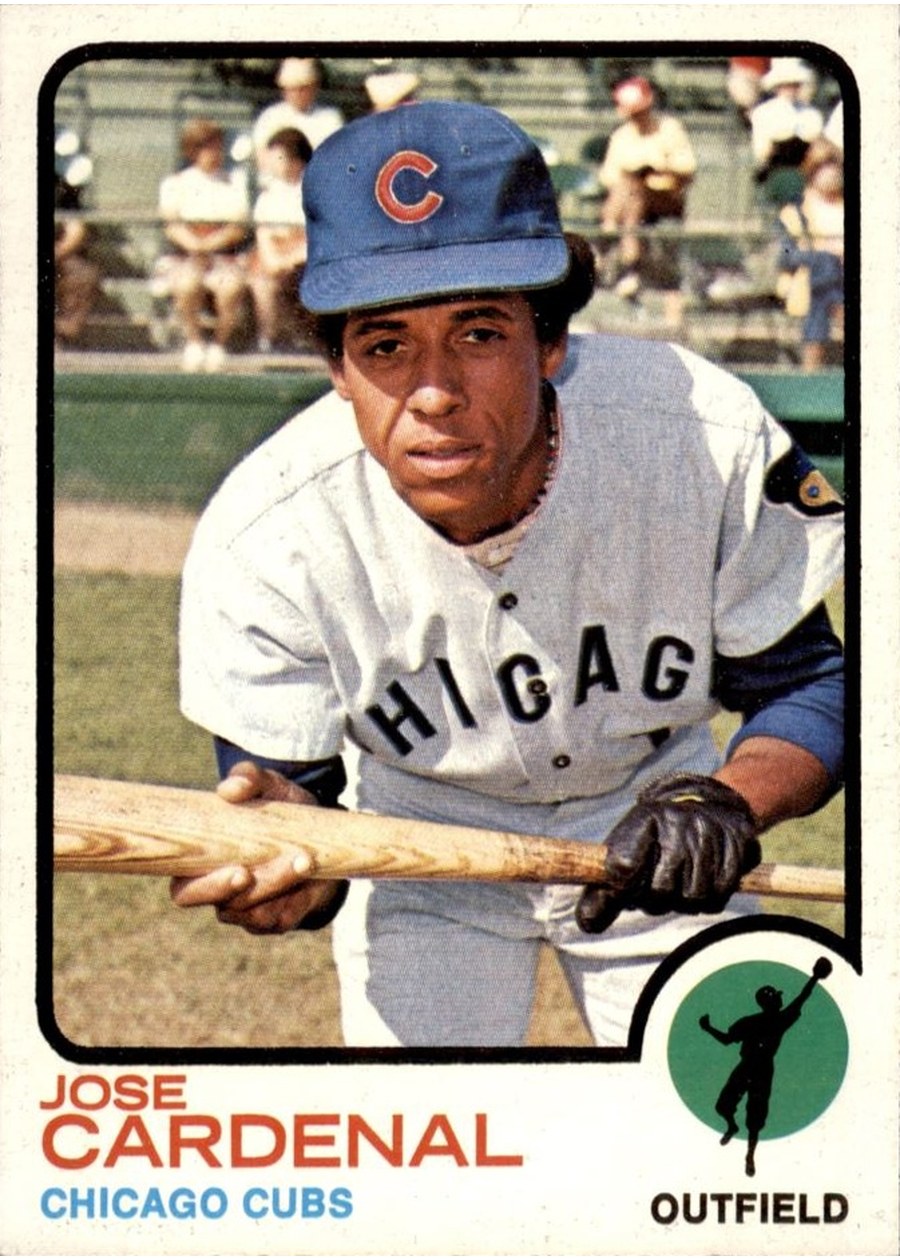 1973 Topps #393 Jose Cardenal, Chicago Cubs