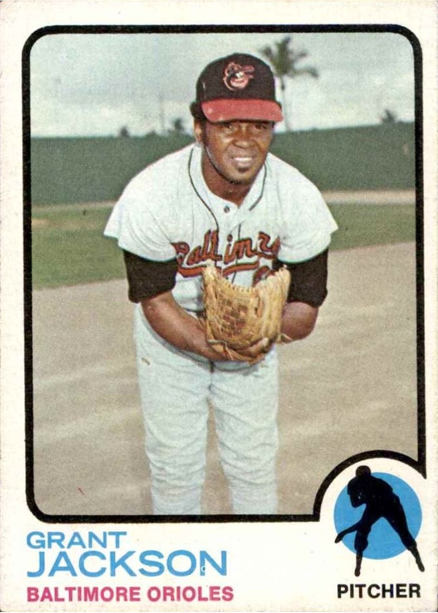 1973 Topps #396 Grant Jackson, Baltimore Orioles