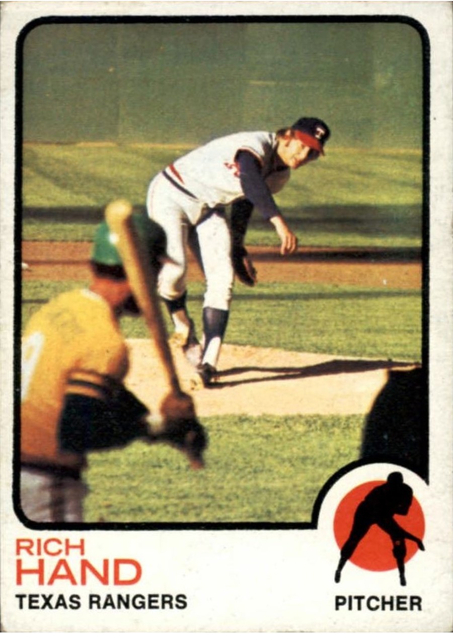 1973 Topps #398 Rich Hand, Texas Rangers