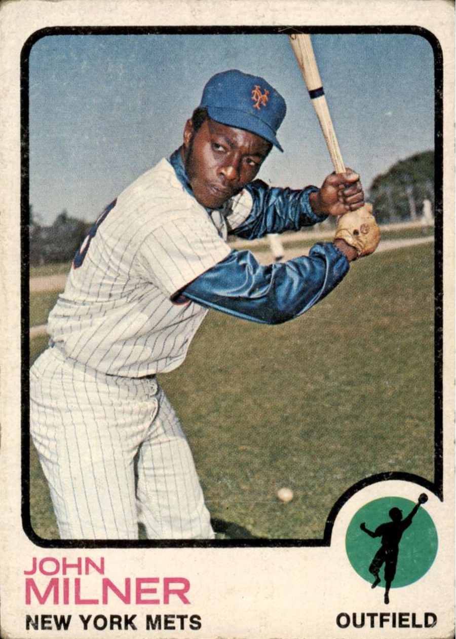 1973 Topps #4 John Milner, New York Mets